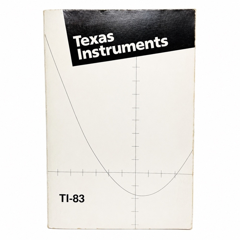 Texas Instruments TI-83 Graphing Calculator Guidebook 1995 User Manual English - Picture 3 of 5